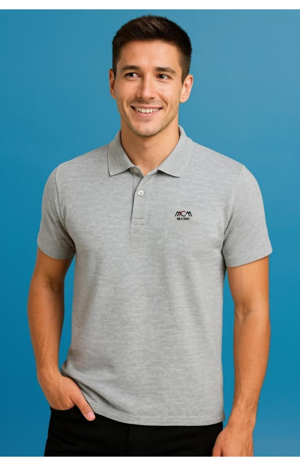 Polo yaka unisex tişört mucemu111